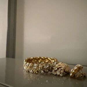 Elegant Gold and Silver Women's Bracelet